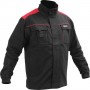 Куртка робоча COMFY YATO розмір L/XL, чорно-червона, 7 кишень, 100% бавовна