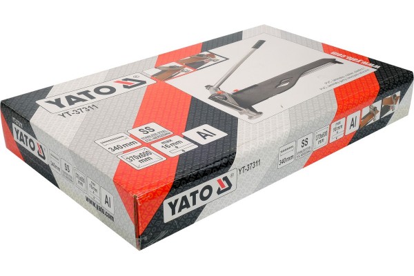 Різак до підлогових ламінатних плит YATO з розмірами 370х 600 мм, товщ.- 16 мм