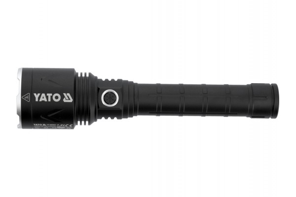 Ліхтар LED-діодний акумул. YATO Li-Ion 7.4 В, 5 АГод, режими 8000/4500/1150 Lm, заряджання від USB