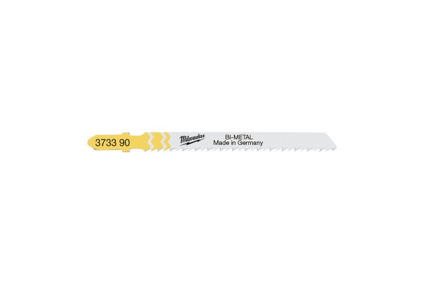 Полотна для лобзика T101BF Bi-Metal MILWAUKEE, 75мм/ крок зуба 4, (5шт), (деревина, чистий різ)
