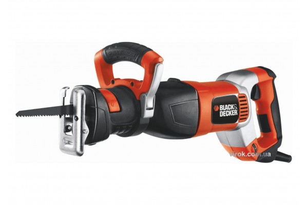 Пила шабельна мережева Black+Decker 1050 Вт + кейс і аксесуари