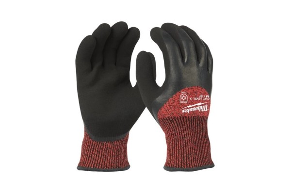 Рукавиці MILWAUKEE з опором порізам 3 рівня, зимові, 10/XL