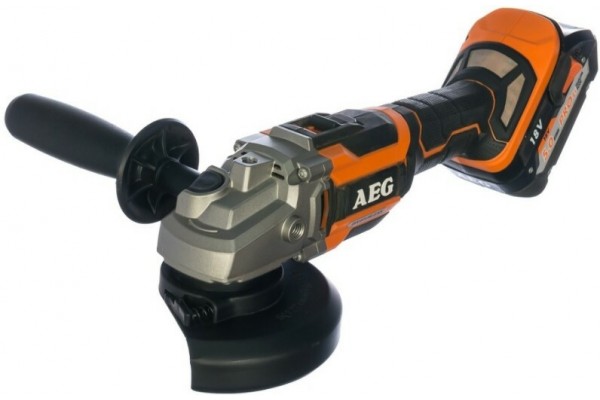Акумуляторна кутова шліфувальна машина AEG BEWS18-125BL-502C (4935464417)