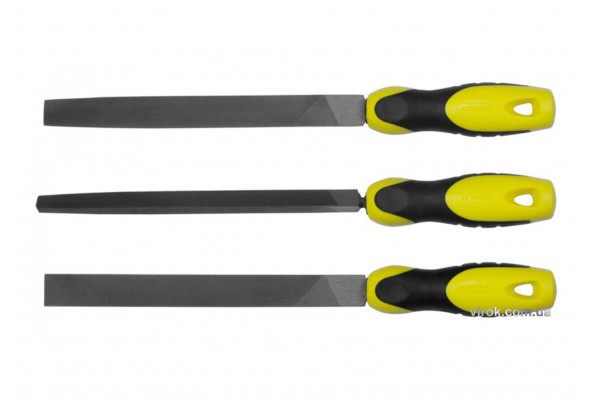 Набір напильників STANLEY 200 мм 3 шт