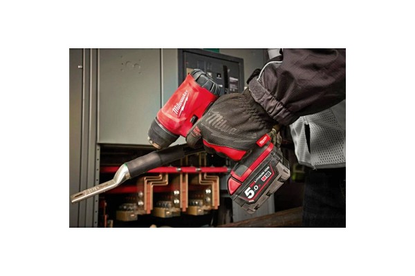 Термоповітродувка   акумуляторна MILWAUKEE, M18 BHG-502C (+ заряд.пристрій, 2 акум.Х 5Аг, кейс)