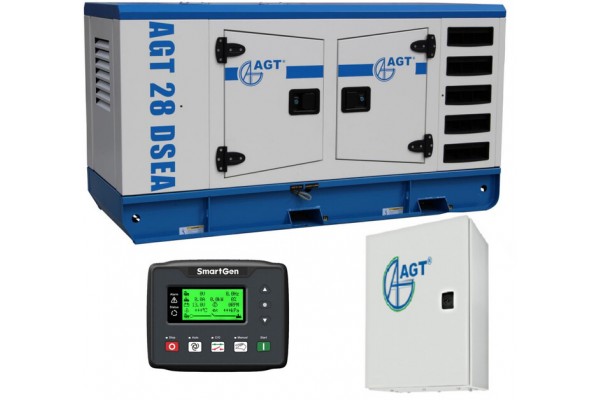 Дизельний генератор AGT 28 DSEA (AGT28DSEAP/42) + блок автоматики ATS42/12 + HGM4020N