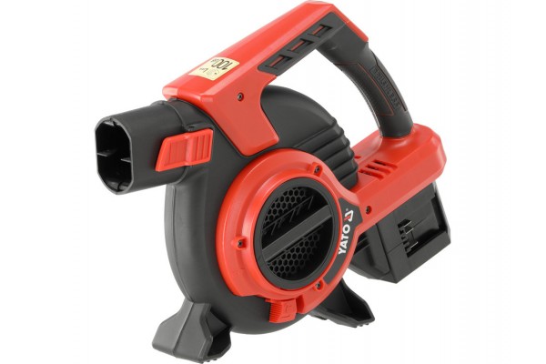Повітродувка і втяг присадибна акумул YATO:Li-Ion 36V (2х18V)продукт.-308-700 м³/хв(БЕЗ АКУМУЛЯТОРА)