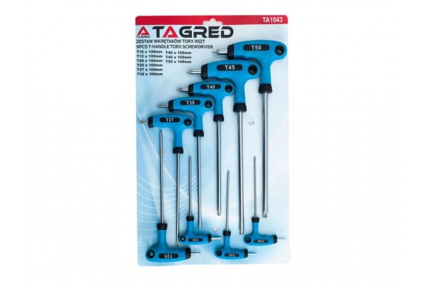 Викрутки шестигранні TAGRED TA1043