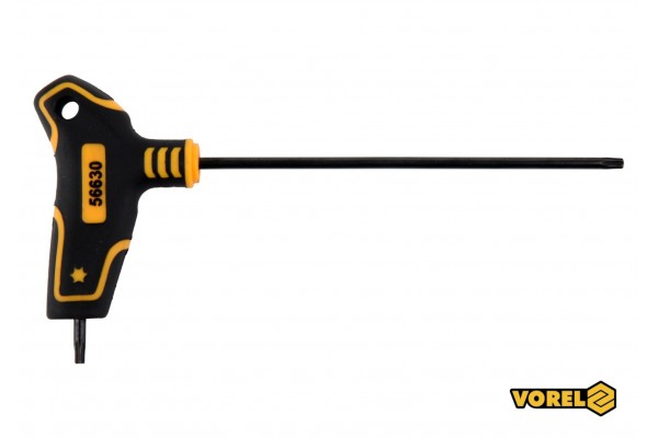Ключ TORX Т-подібний VOREL Т10 x 100 x 69 мм Cr-V 6150