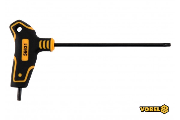 Ключ TORX Т-подібний VOREL Т15 x 100 x 71 мм Cr-V 6150