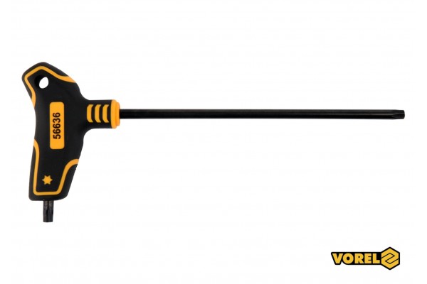 Ключ TORX Т-подібний VOREL Т40 x 200 x 111 мм Cr-V 6150