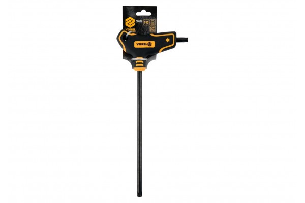 Ключ TORX Т-подібний VOREL Т45 x 200 x 113 мм Cr-V 6150