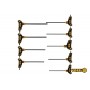 Набір ключів TORX Т-подібних VOREL Т10-T50 100-200 мм 9 шт