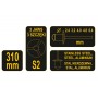 Заклепочник дворучний VOREL для нітів Ø=2.4, 3.2, 4, 4.8, 6.4 мм 310 мм