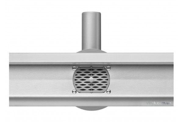 Трап для душу з обертовим сифоном FALA "ROTARY" з нержавіючої сталі 50 x 4 х 5 см