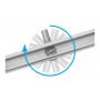 Трап для душу з обертовим сифоном FALA "ROTARY" з нержавіючої сталі 90 x 4 х 5 см
