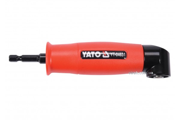 Кутовий тримач-адаптер YATO HEX - 1/4" 155 мм 13 Нм під кутом 90°