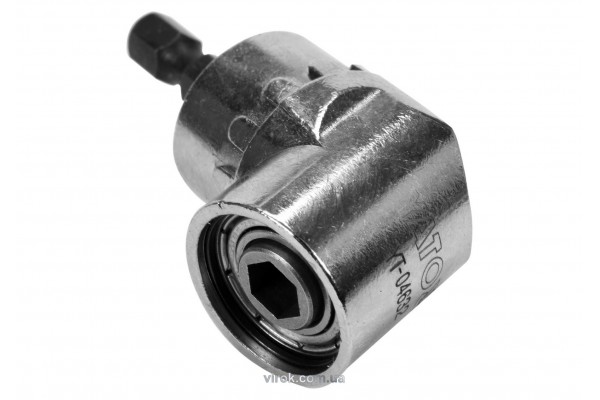Кутовий тримач-адаптер YATO HEX - 1/4" 37 мм 12 Нм під кутом 105°