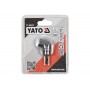Кутовий тримач-адаптер YATO HEX - 1/4" 37 мм 12 Нм під кутом 105°