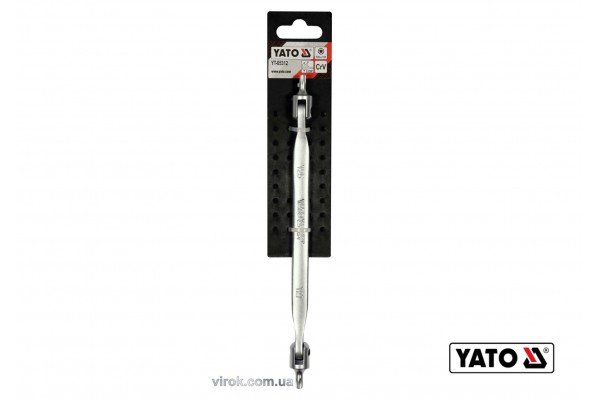Ключ TORX двосторонній на шарнірах YATO Т25 х Т27 216 мм Cr-V