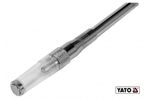 Схоплювач магнітний на гнучкому тримачі YATO 585 мм з LED підсвіткою