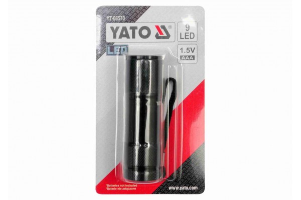 Ліхтар кишеньковий світлодіодний YATO 9 LED 3 x ААА