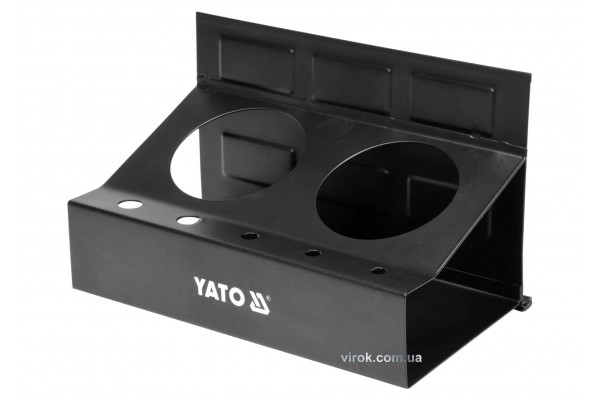 Полиця магнітна YATO з 2 велими і 5 малими отворами 215 x 120 x 130 мм