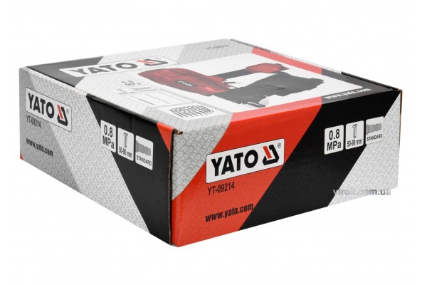 Пістолет цвяхозабивний пневматичний барабанний YATO для цвяхів 50-90 х 2.5-3.3 мм