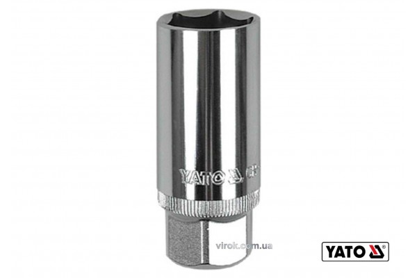 Головка торцева до свічок двигуна YATO 1/2" M21 x 64 мм