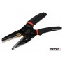 Ножиці багатофункційні YATO 250 мм CrMo + SK5 58-62 HRC + 4 запасних леза