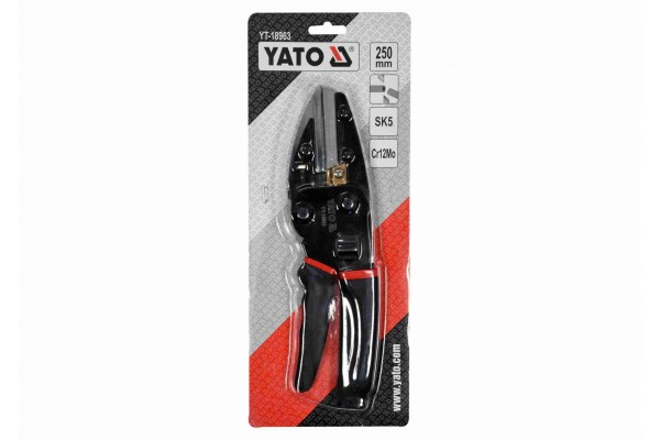 Ножиці багатофункційні YATO 250 мм CrMo + SK5 58-62 HRC + 4 запасних леза