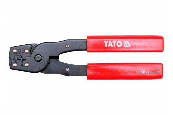 Кліщі для обтискання і зачистки проводів YATO 180 мм