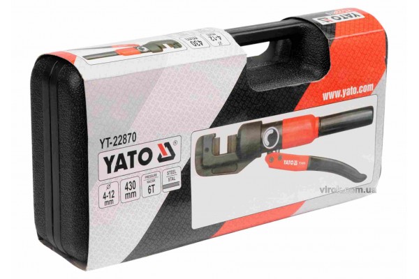 Ножиці гідравлічні YATO 430 мм 4-12 мм