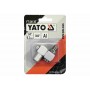 З'єднання пневматичне на шарнірі YATO з обертовим 360° наконечником Ø1/4"