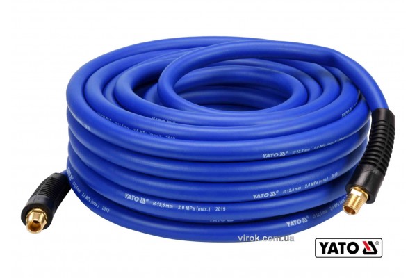 Шланг пневматичний гібридний YATO 12.5 мм x 20 м 3/8"