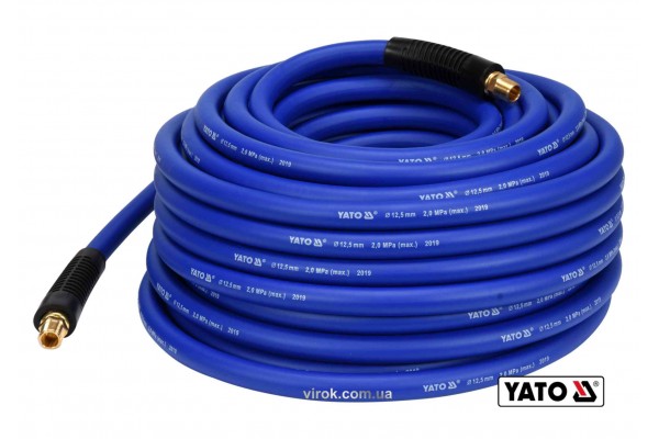 Шланг пневматичний гібридний YATO 12.5 мм x 30 м 3/8"