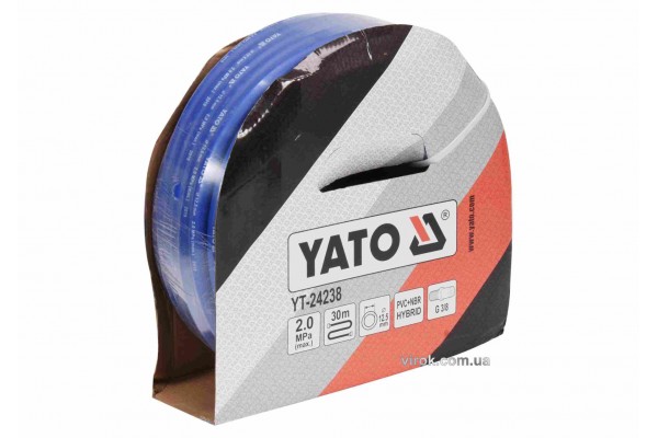 Шланг пневматичний гібридний YATO 12.5 мм x 30 м 3/8"