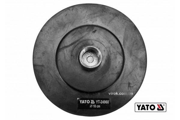 Наконечник дисковий резиновий для очищення каналізації YATO 10 см x 6 мм до YT-24980