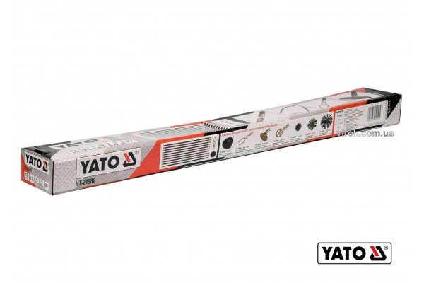 Прути гнучкі для очищення каналізації YATO 20 мм x 93 см з 2 наконечниками 10 шт