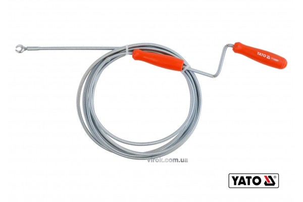 Трос для очищення каналізаційних труб YATO 5 мм x 3 м