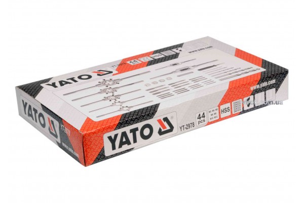 Набір мітчиків і плашок YATO М3-М12 44 шт