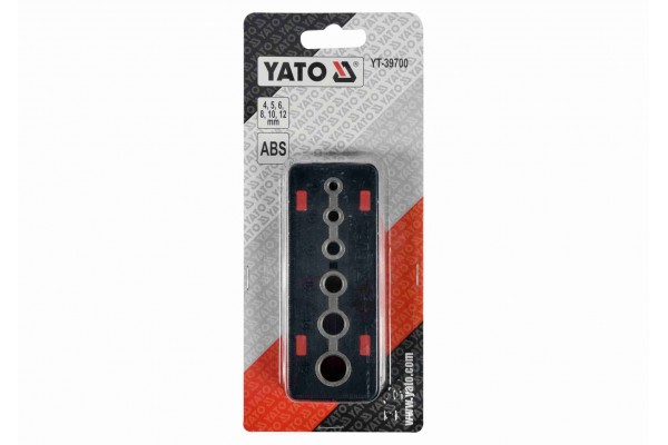 Шаблон для свердління отворів YATO 4-12 мм