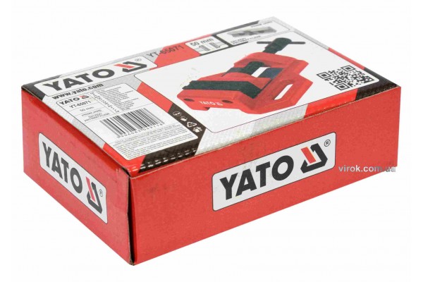 Лещата для верстатів YATO корпус- 110 мм губки- 50 мм розкриття губ- 30 мм