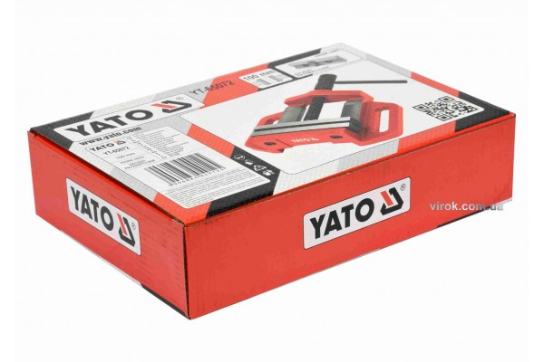 Лещата для верстатів YATO корпус- 160 мм губки- 100 мм розкриття губ- 85 мм