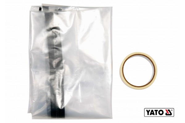 Плівка пилезахисна для дверних і віконних отворів YATO 220 х 120 см тип "L" отвір- 180 х 90 см