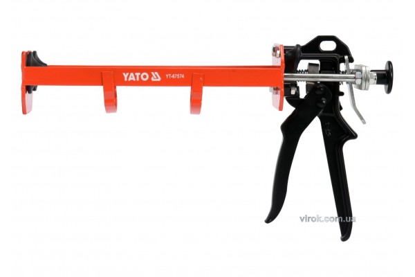 Пістолет для герметика з подвійним картриджем YATO 245 x 100 мм