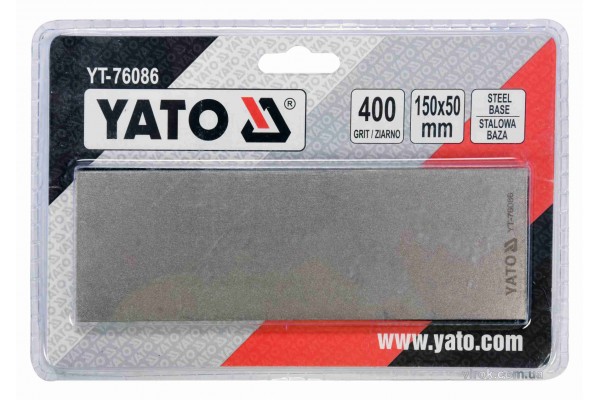 Брусок абразивний алмазний для заточування YATO 150 х 50 х 4 мм з грануляцією G400