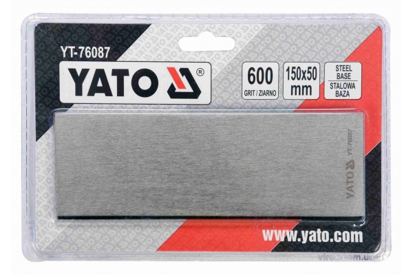 Брусок абразивний алмазний для заточування YATO 150 х 50 х 4 мм з грануляцією G600