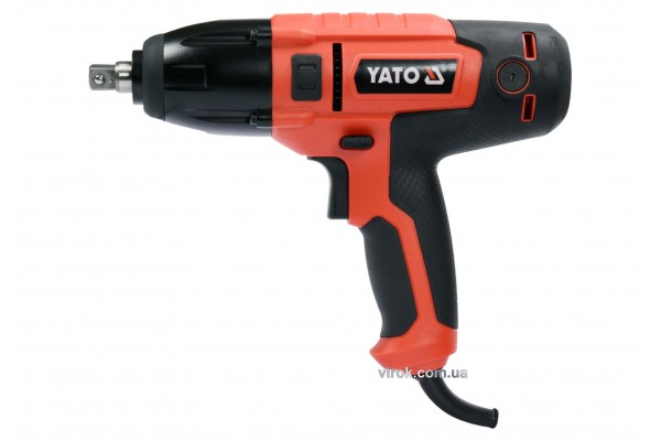 Гайковерт ударний мережевий YATO 1/2" 450 Вт 450 Нм 3300 об/хв + 4 головки і кейс
