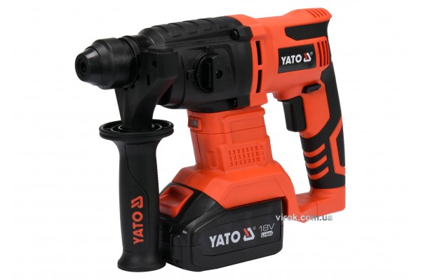 Перфоратор акумуляторний SDS+ YATO Li-Ion 18 В 3 Агод